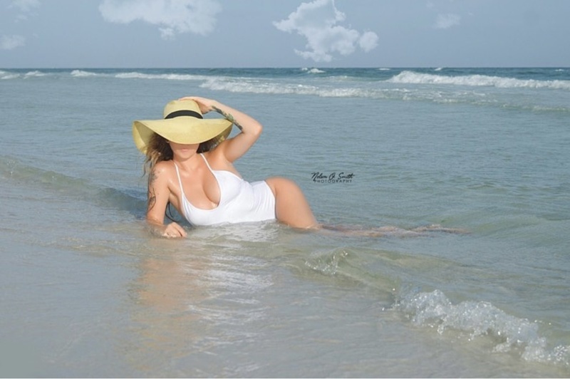 Female model photo shoot of stoprayneing in Destin, FL