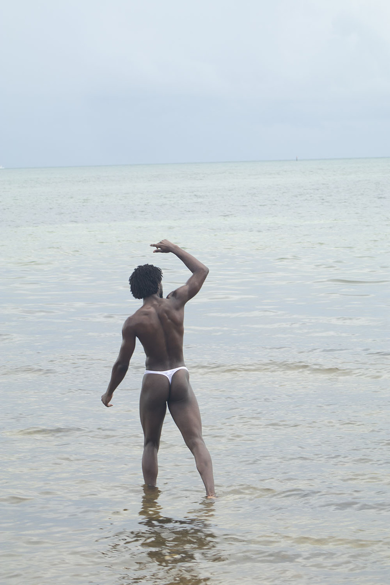 Male model photo shoot of Kvnleosama in Miami Beach, FL