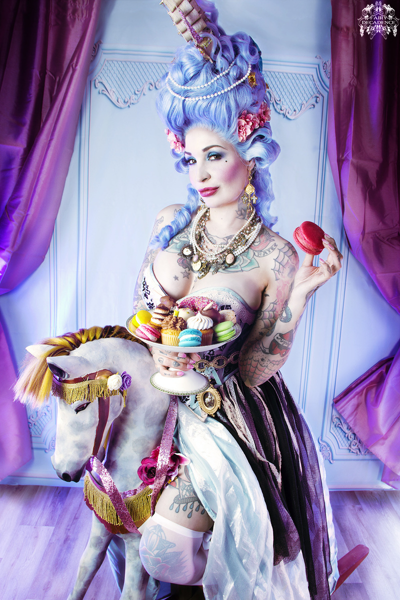 Female model photo shoot of fairy decadence in France