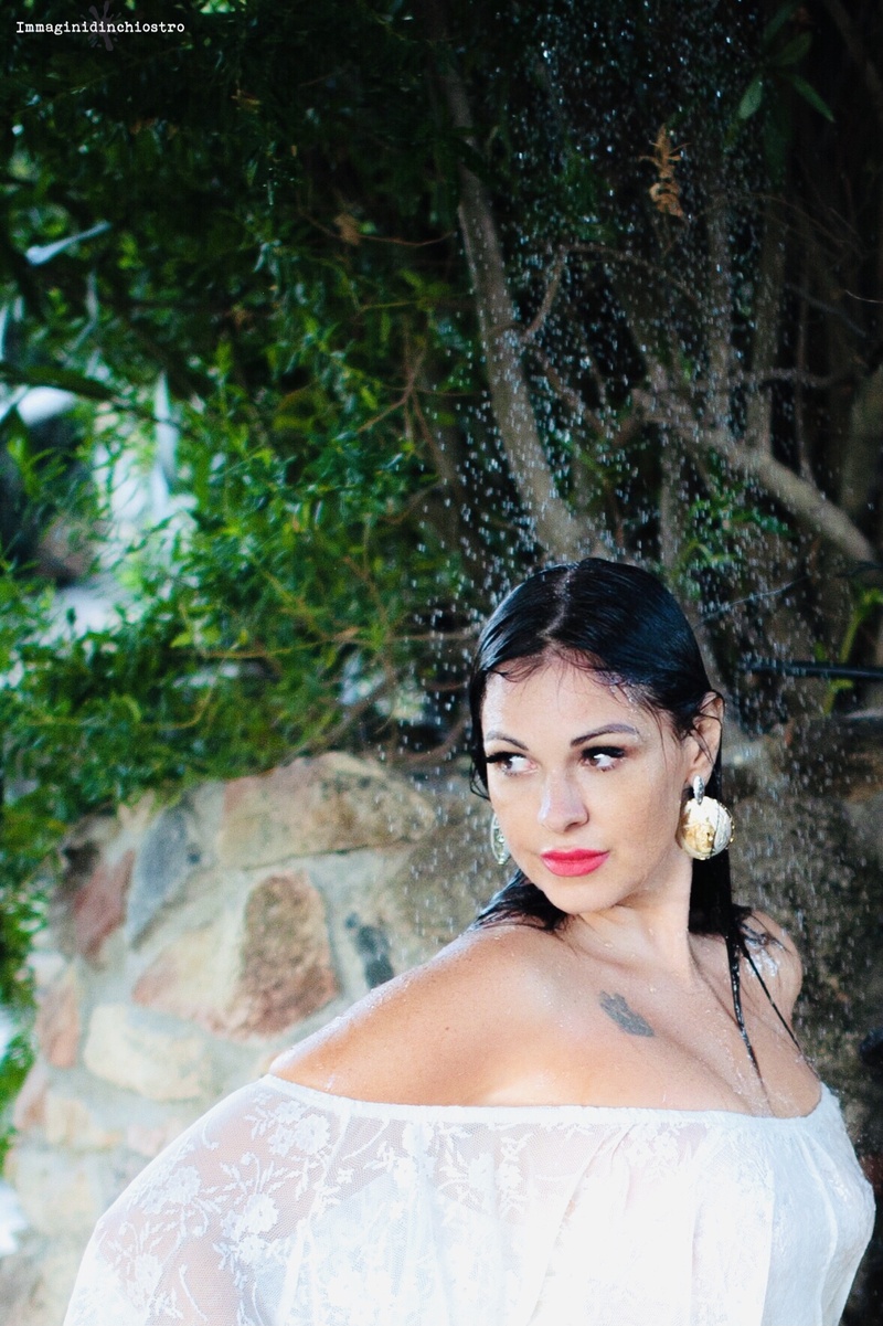 Female model photo shoot of Angelica Ko in Costa Rey - Sardinia