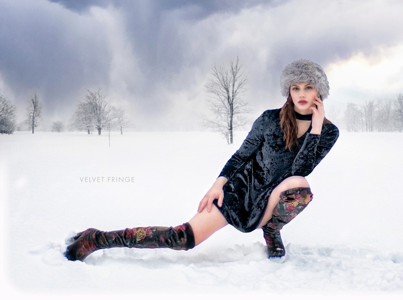Male model photo shoot of Velvet Fringe