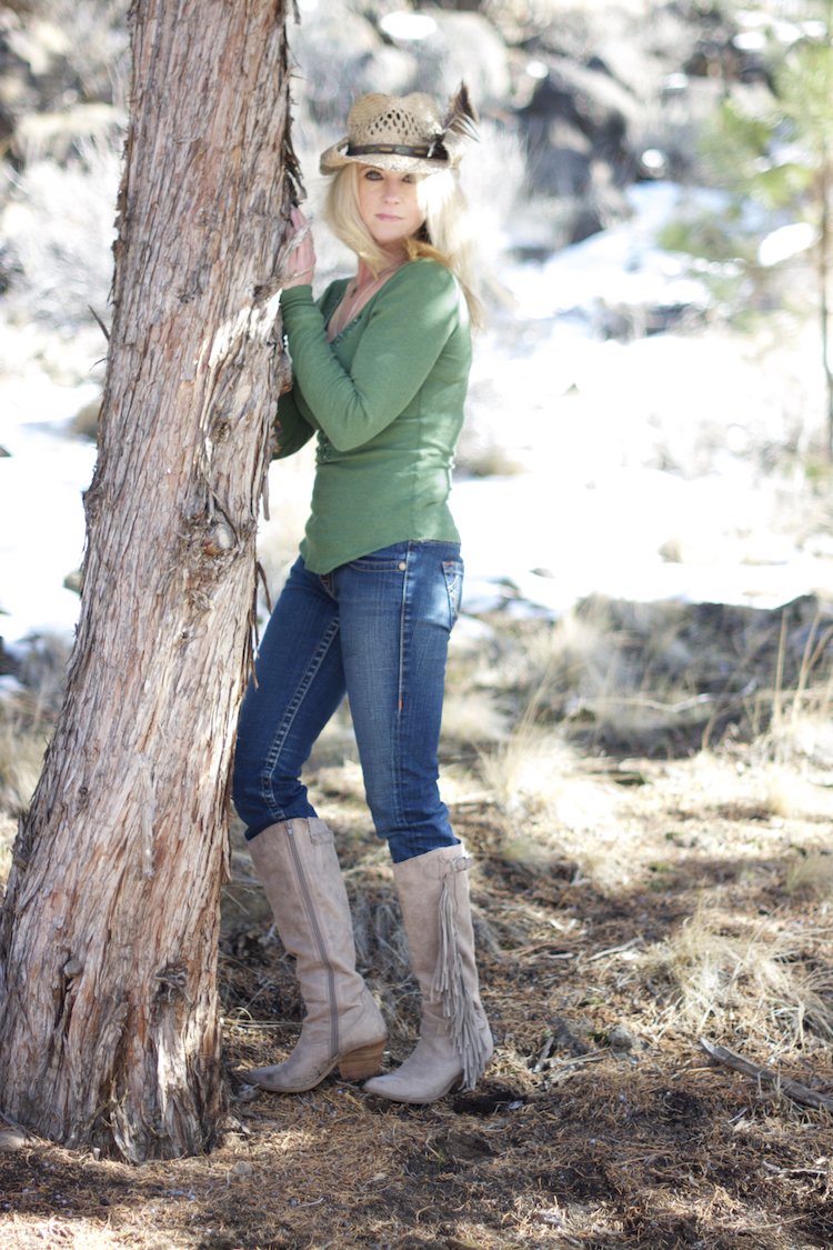 Female model photo shoot of TraciR by Big Rocks in Bend