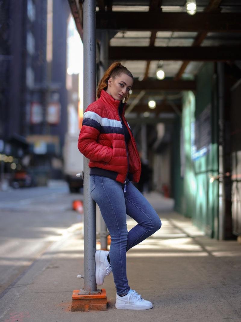 Female model photo shoot of HaileyRai in New York City
