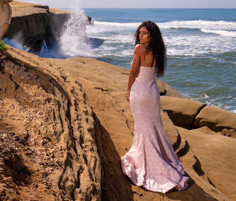 Female model photo shoot of JourneyDyor by riverdakota in Sunset Cliffs San Diego