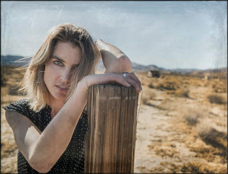 Female model photo shoot of Karalee N in Mojave, California