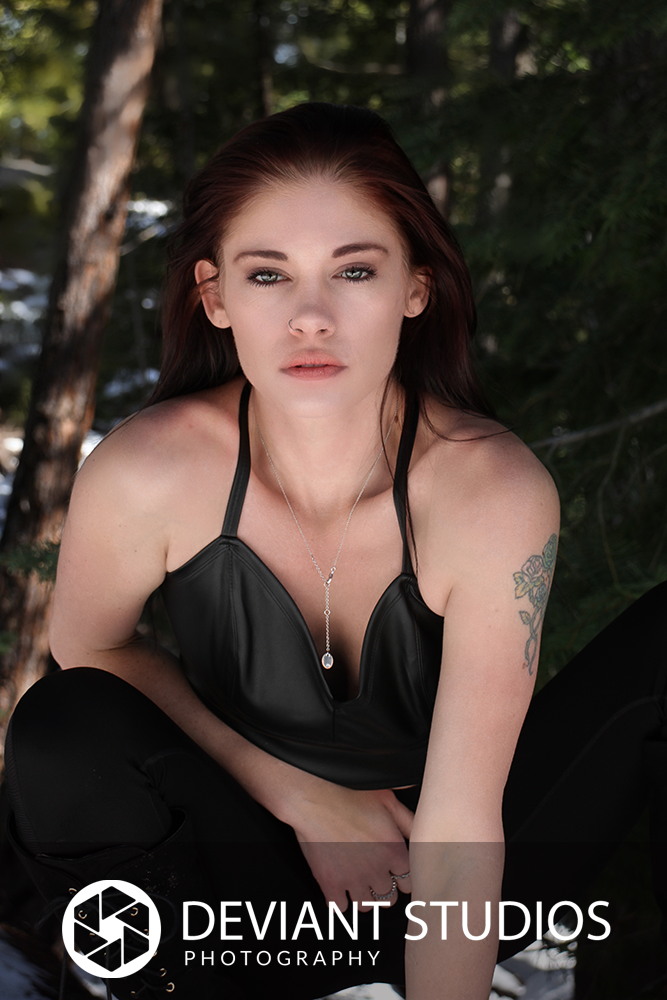 Female model photo shoot of Tyler Lee by Scott James Photography in South Lake Tahoe