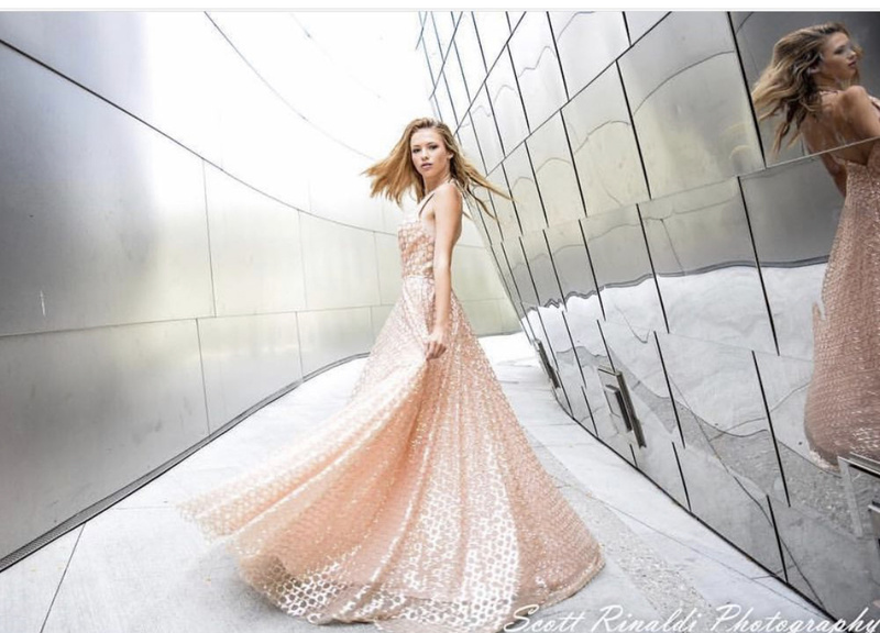 Female model photo shoot of Regina Knoll in Disney Concert Hall