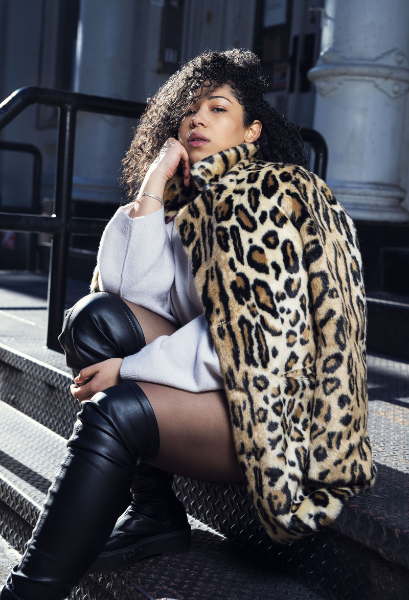 Female model photo shoot of SaraiP in New York City