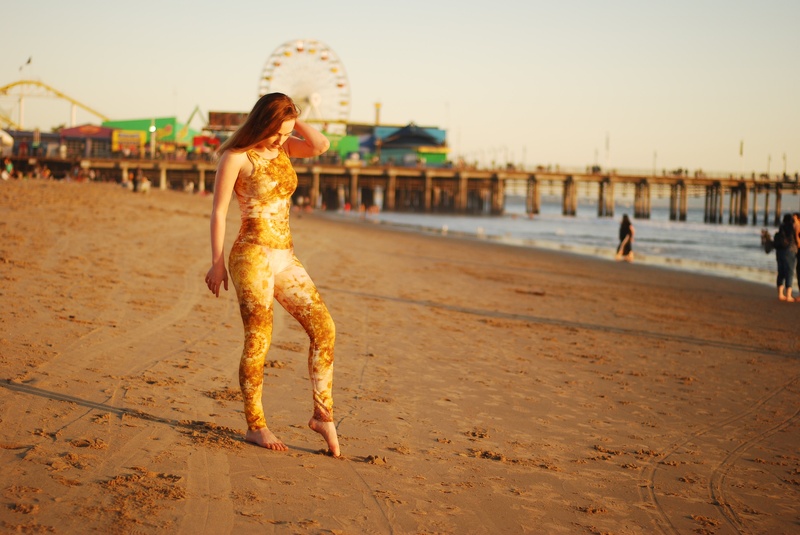 Female model photo shoot of genevievekennedy in Santa Monica Pier