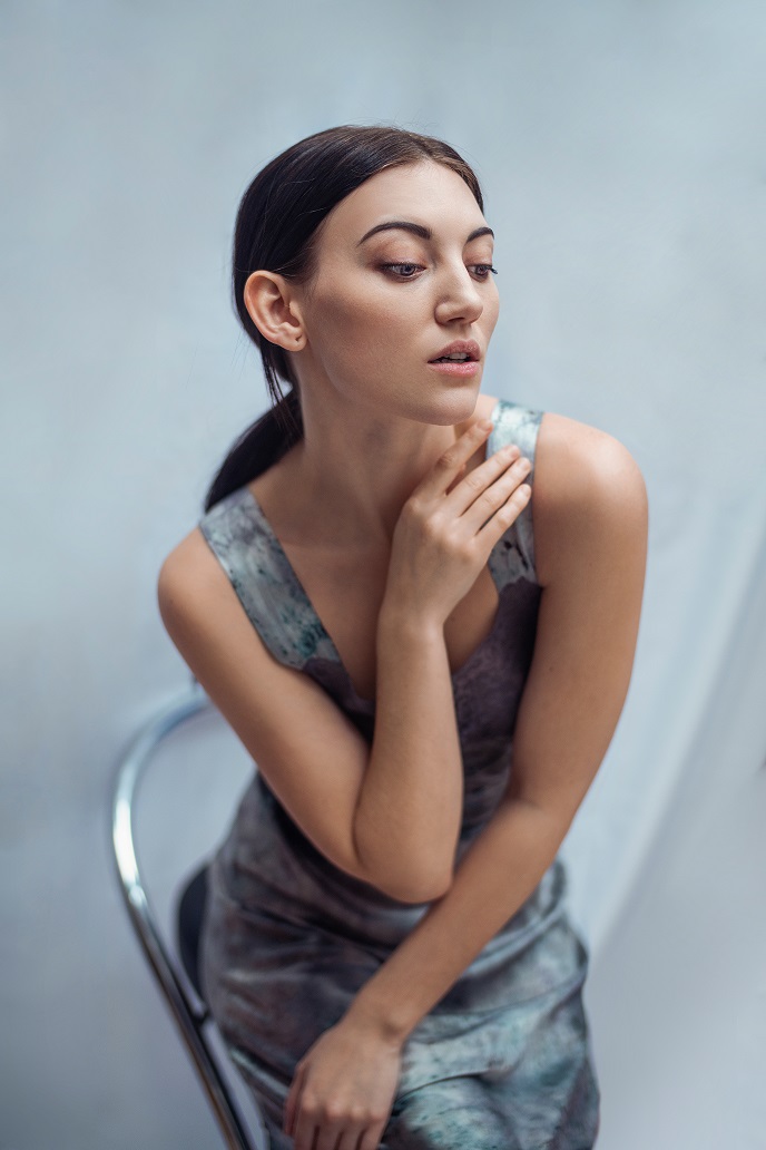 Female model photo shoot of Studio Soixante DixNeuf in London