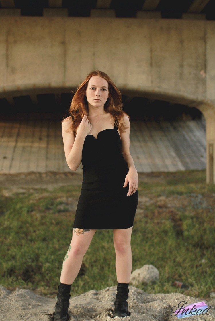 Female model photo shoot of Cinderedhead in Dames Point Bridge, Jacksonville, FL
