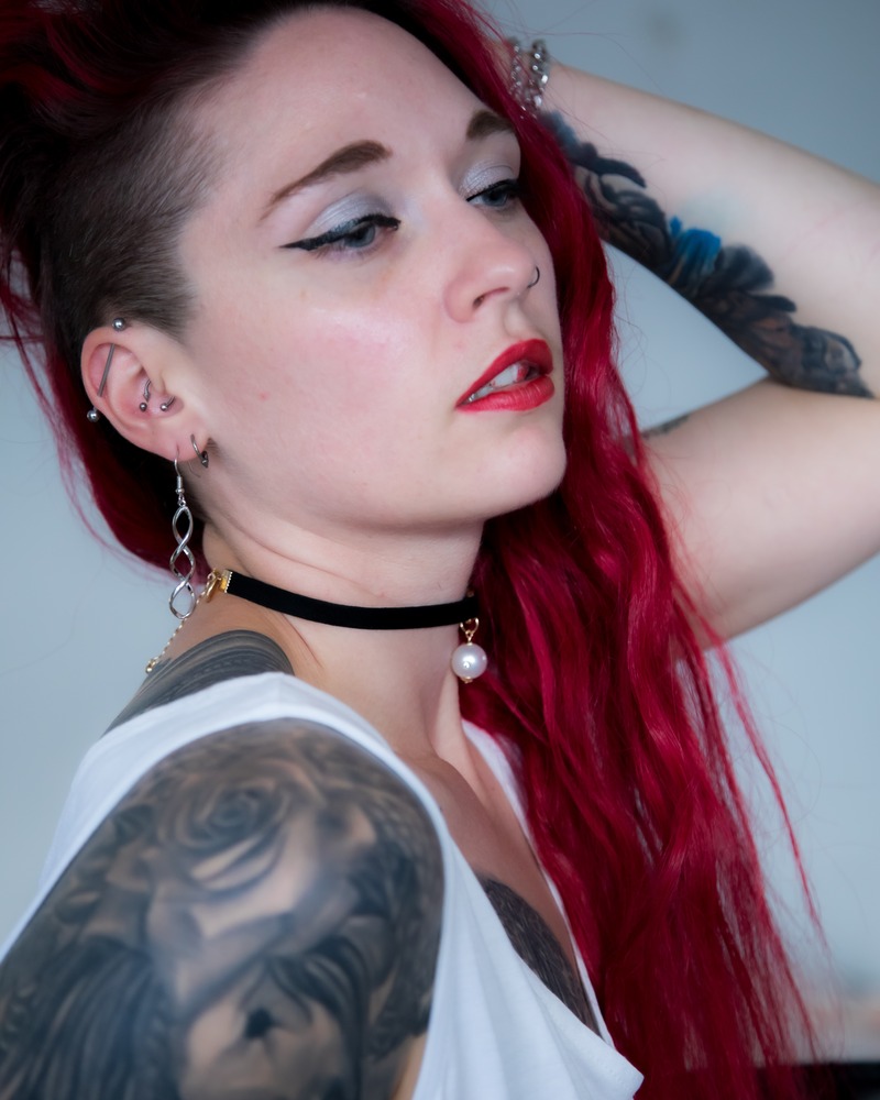 Female model photo shoot of Tiger Lillie Rose in Punk Princess Studios
