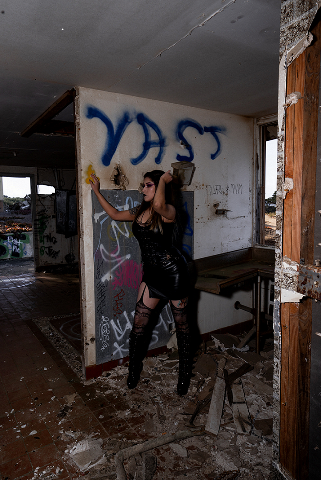 Female model photo shoot of Norka Lepsy by JamesR Photography in Fort Ord