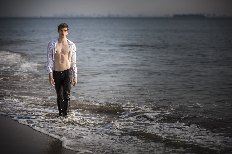 Male model photo shoot of Gustavo Mirabile in New York