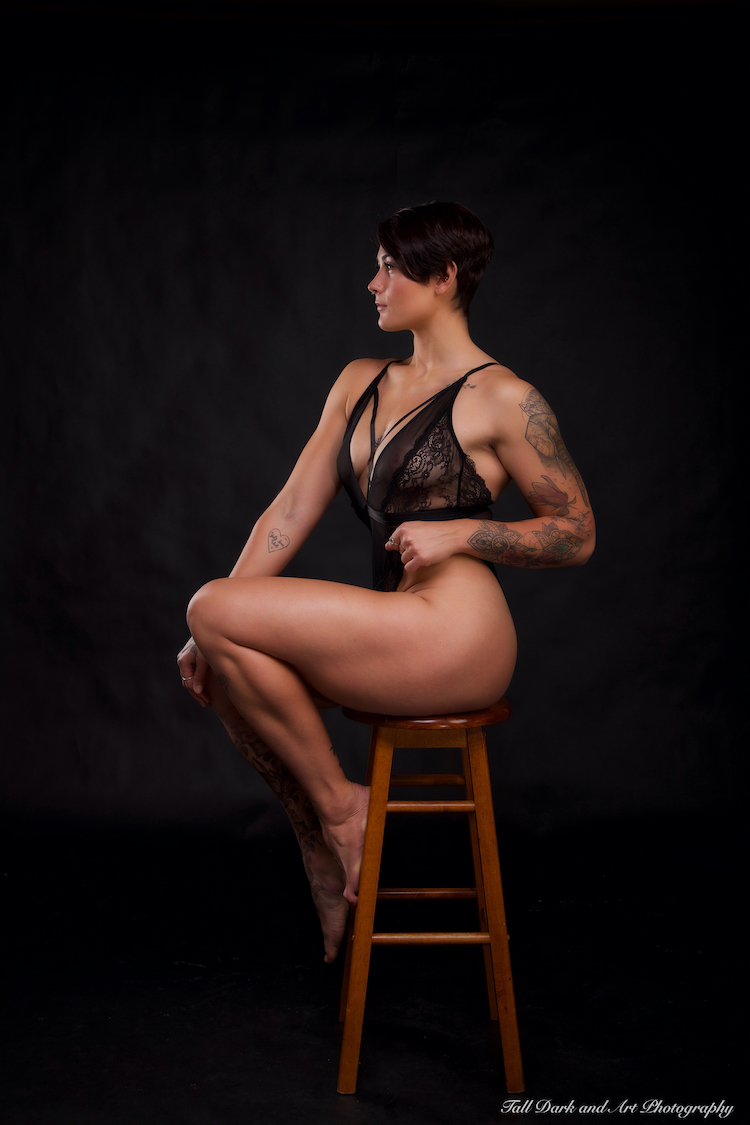 Female model photo shoot of Ink_and_Barbells