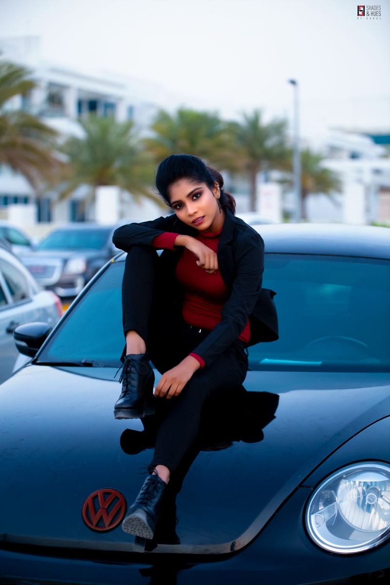 Female model photo shoot of Eva Angel 2021 by Shades "N" Hues in Kite beach Dubai