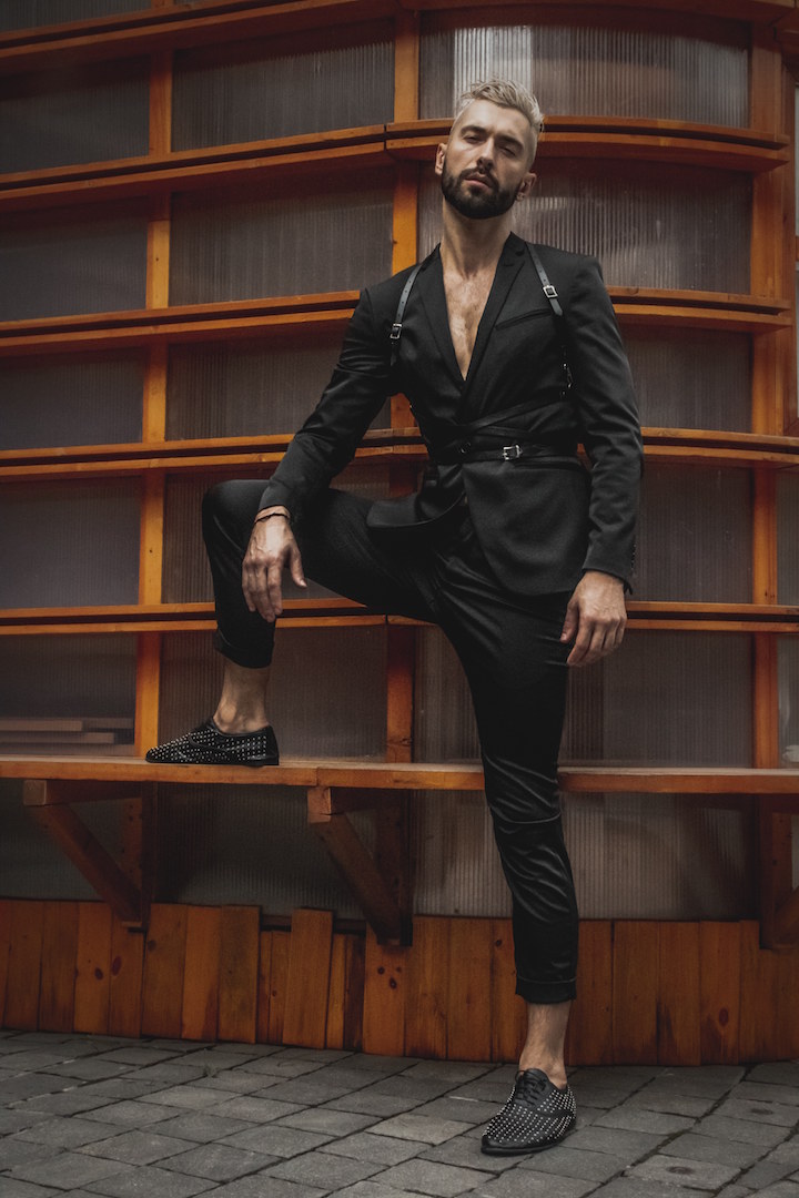 Male model photo shoot of Uros Markovic in Shanghai China