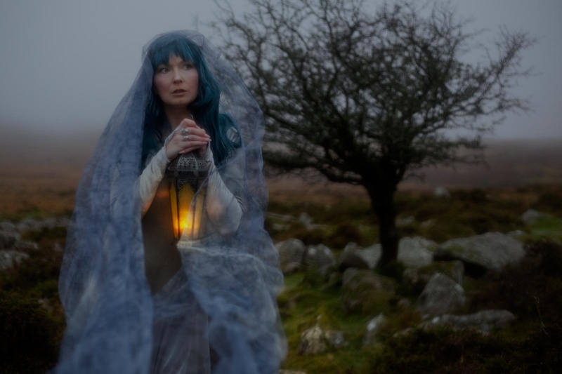 Female model photo shoot of The Druidess Of Midian in Bodmin Moor