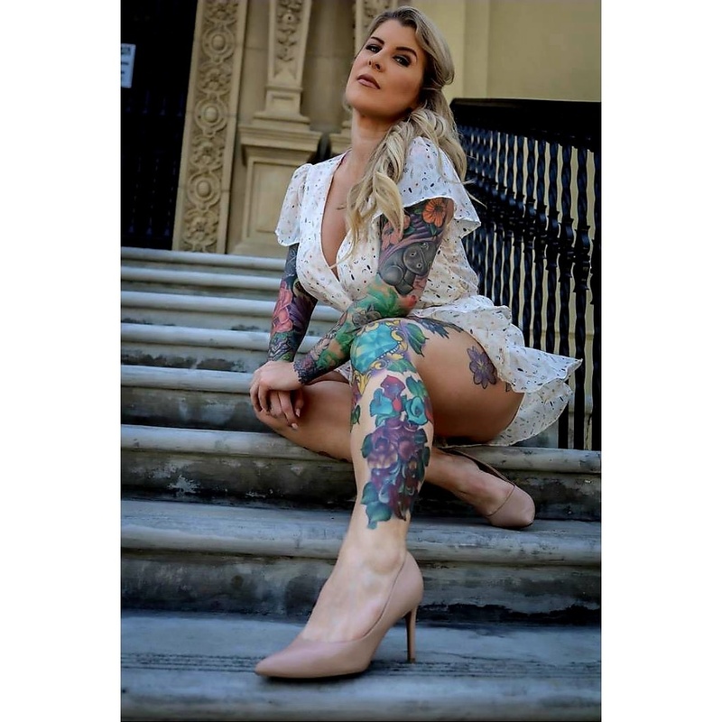 Female model photo shoot of Inked_Nurse