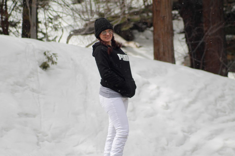 Female model photo shoot of XoXoMissFireCracker in Lake Tahoe