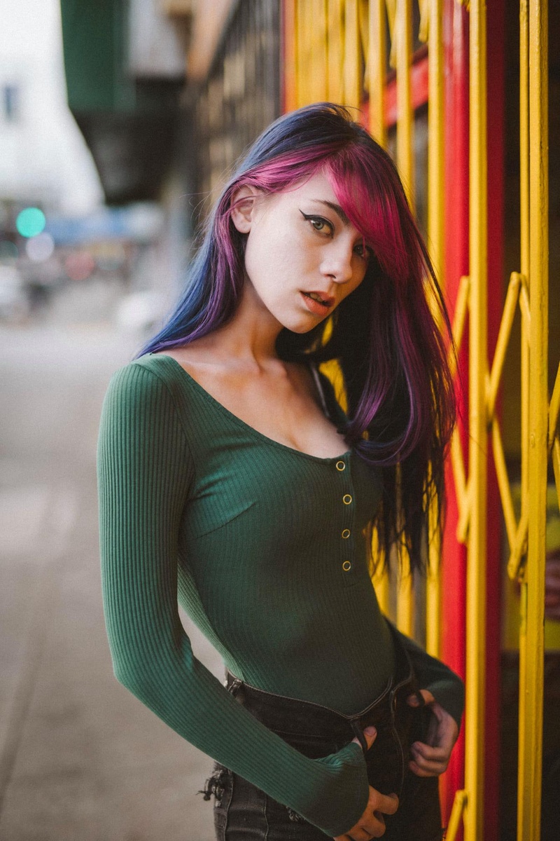 Female model photo shoot of VictoriaSkellington in San Francisco, CA