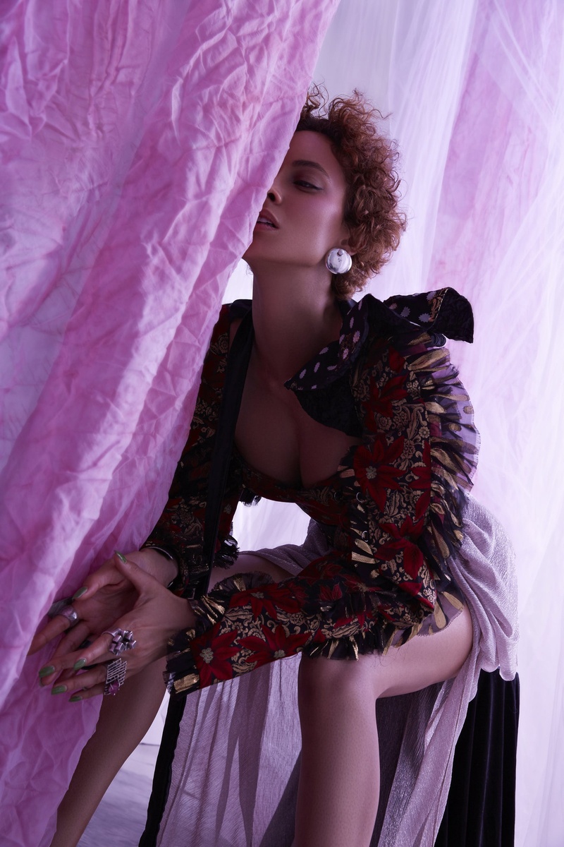 Female model photo shoot of Videmus Omnia in New York