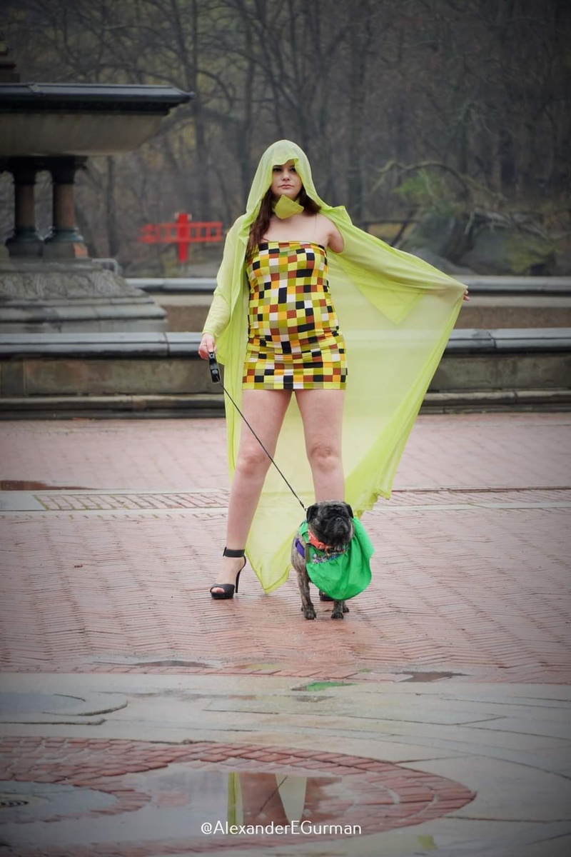 Female model photo shoot of Regina Lynn Cope in Central Park, NY