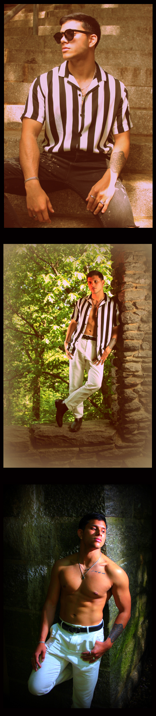 Male model photo shoot of Bx Artist and Sean Andrade in Fort Tryon NYC