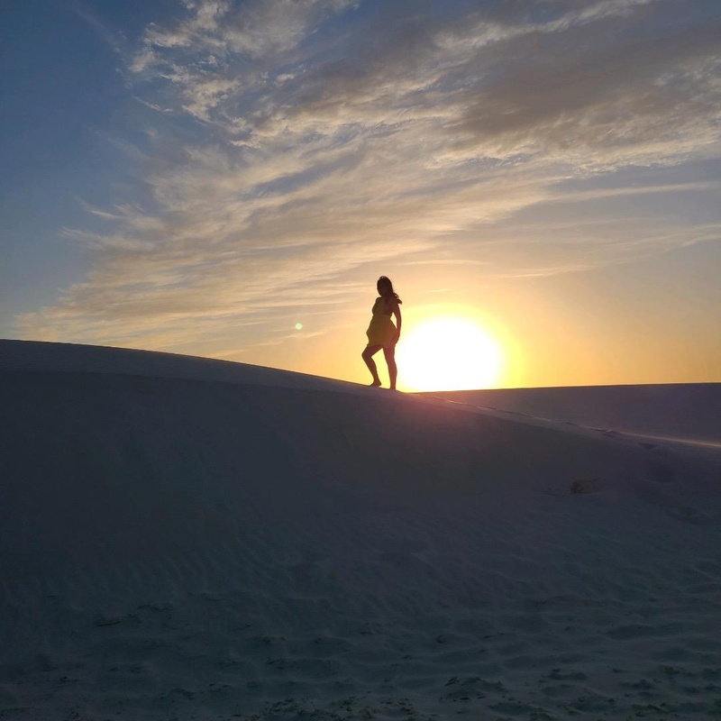 Female model photo shoot of Zee M in White Sands, NM
