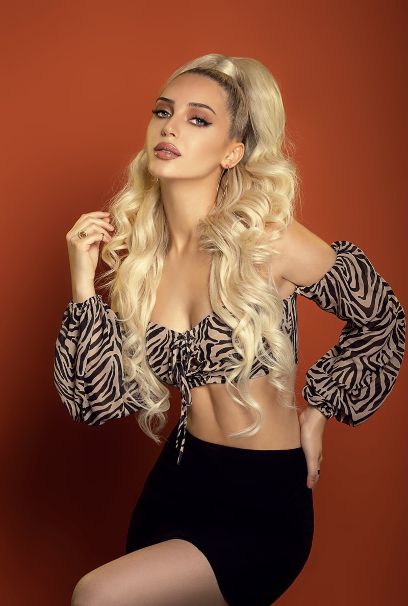 Female model photo shoot of Sofia Mirchuk