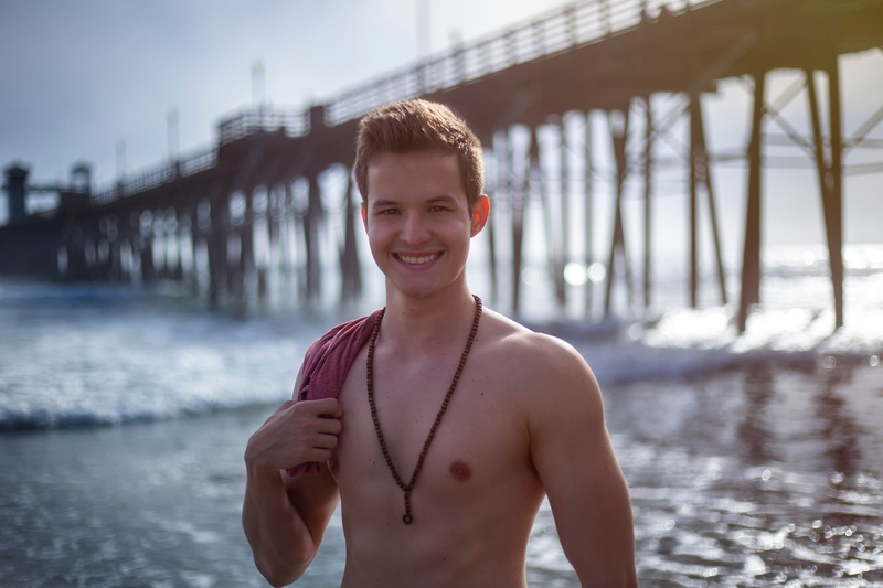 Male model photo shoot of Achilles Lazarescu in Oceanside
