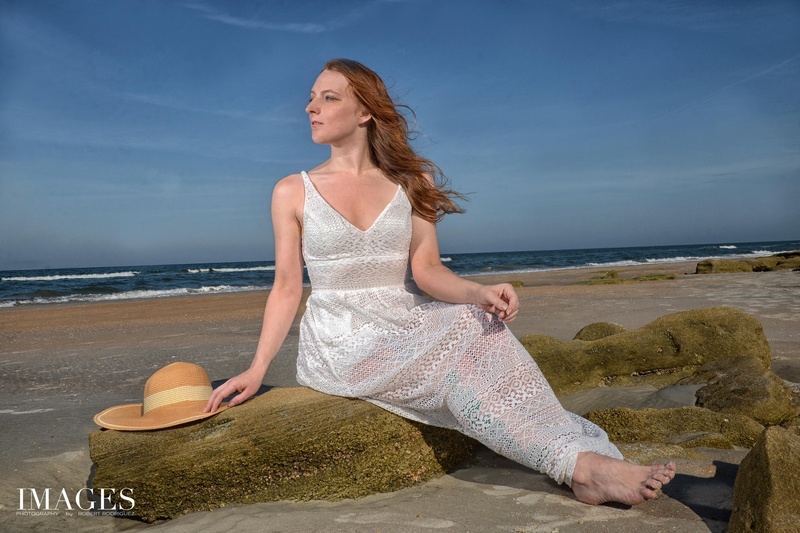 Female model photo shoot of Cinderedhead in Marineland, FL