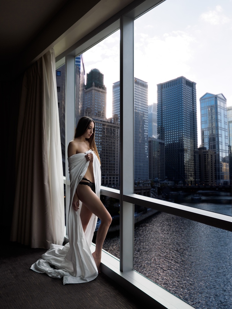 Female model photo shoot of cherishimin in Chicago IL