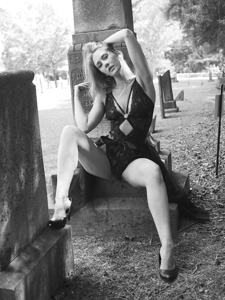 0 and Female model photo shoot of dolce_vita_style and CalypsoGhost in Charlotte, North Carolina Cemetery photos