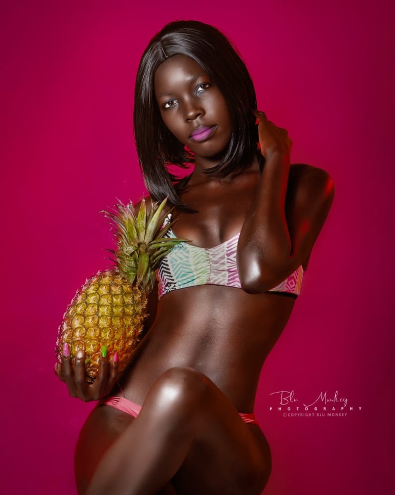 Female model photo shoot of Oyella Patience in In Studio and Retouched