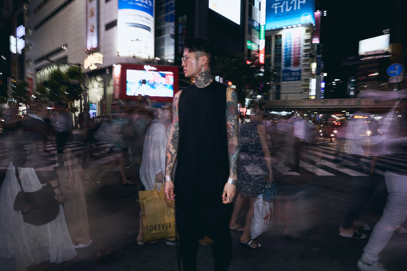 Male model photo shoot of Adam Wamsley in Tokyo, Japan