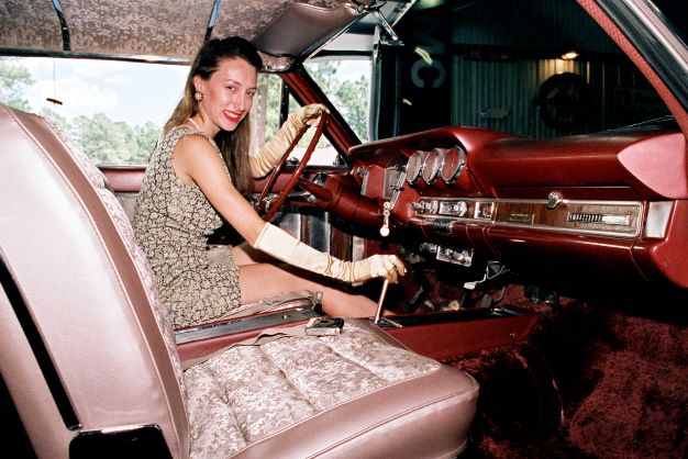 Female model photo shoot of Vanessa_Strasser in Colorado - Rambler Ranch Vehicle Museum