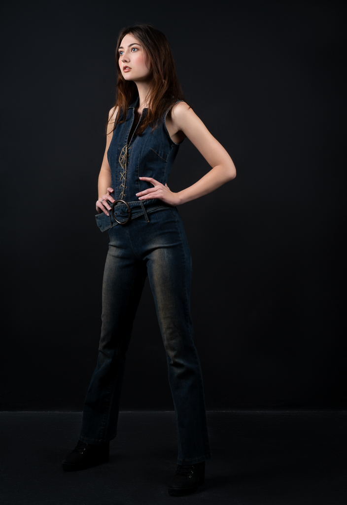 Female model photo shoot of EricaDeanL in KDS One Studios