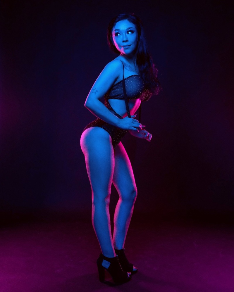 Female model photo shoot of Michie Jacques in Wonderland Studios, Anaheim CA