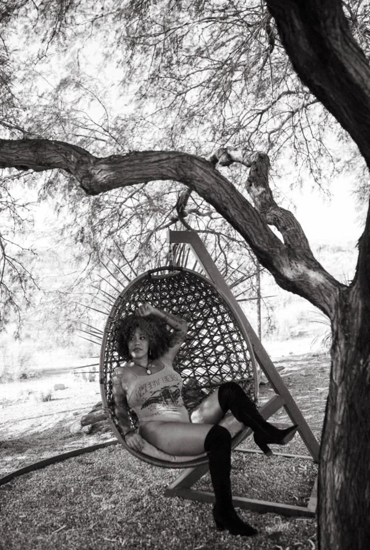 Female model photo shoot of Gaby Anne in Joshua Tree, CA