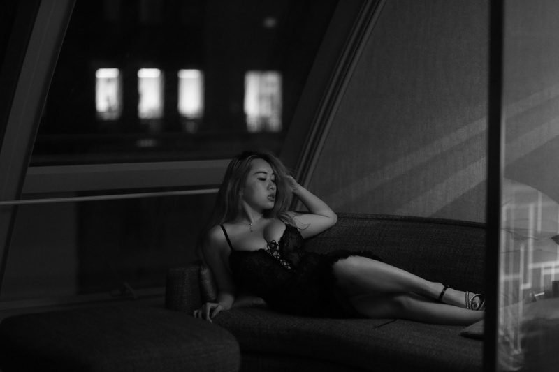Female model photo shoot of Julielin by Alex Bowe in New York