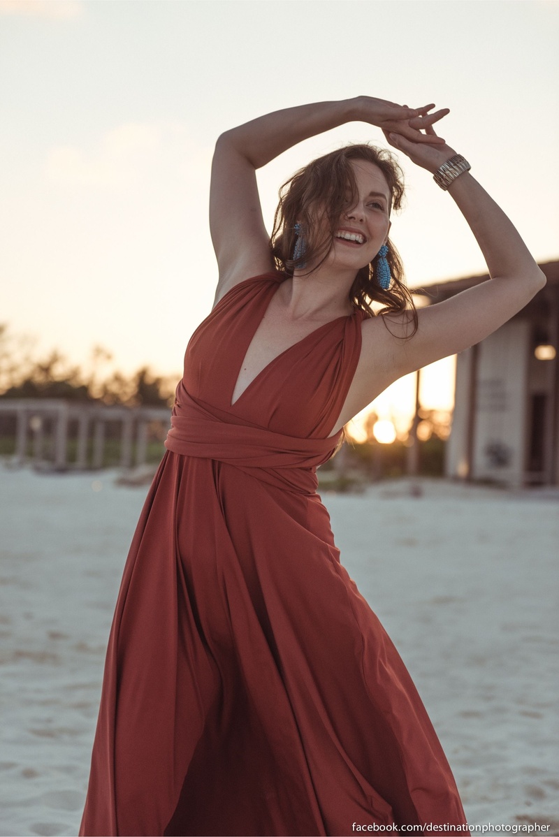 Female model photo shoot of AmyLynn Emm in Mayakoba Resort Mexico