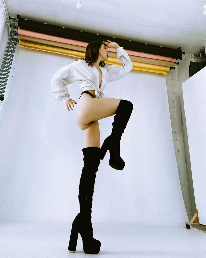 Female model photo shoot of Olha Malyuchenko in Kiev