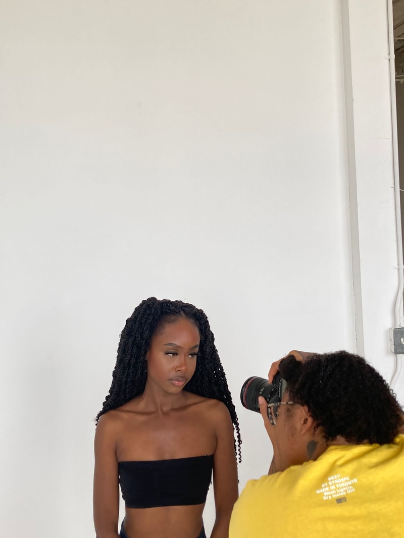 Female model photo shoot of Lily Frimpong