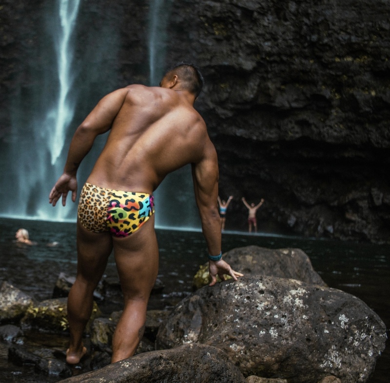 Male model photo shoot of KaiNorthwest in Hanakāpī’ai Falls | Kaua’i, HI