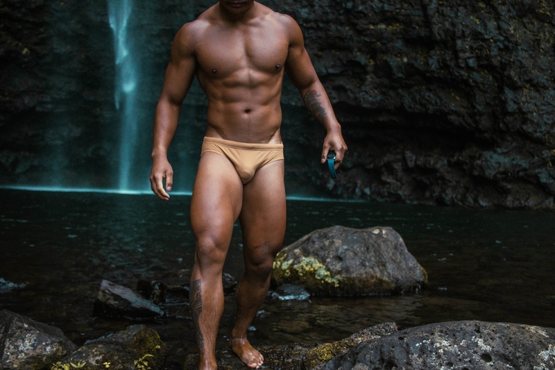 Male model photo shoot of KaiNorthwest in Hanakāpī’ai Falls | Kaua’i, HI