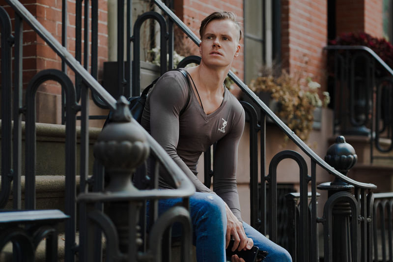 Male model photo shoot of DmitryQNY in Williamsburg, NYC