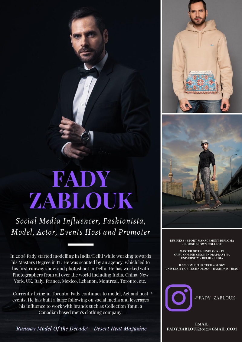Male model photo shoot of Fady Z in Toronto
