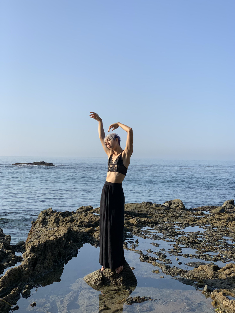 Female model photo shoot of lapine in Laguna Beach, CA
