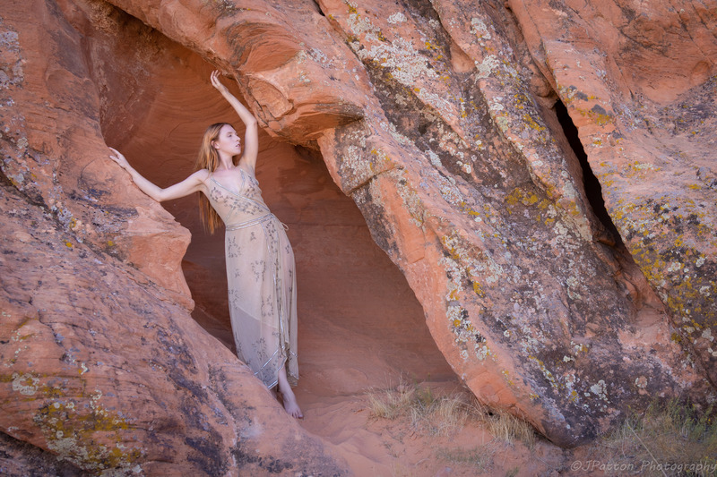 Female model photo shoot of Astrid Kallsen in Nevada